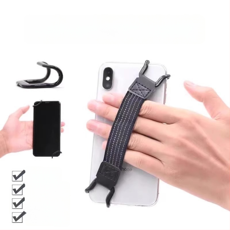 Egykezes telefon tartó pánttal, csúszásmentes, leesés elleni védelem, univerzális, Friendly