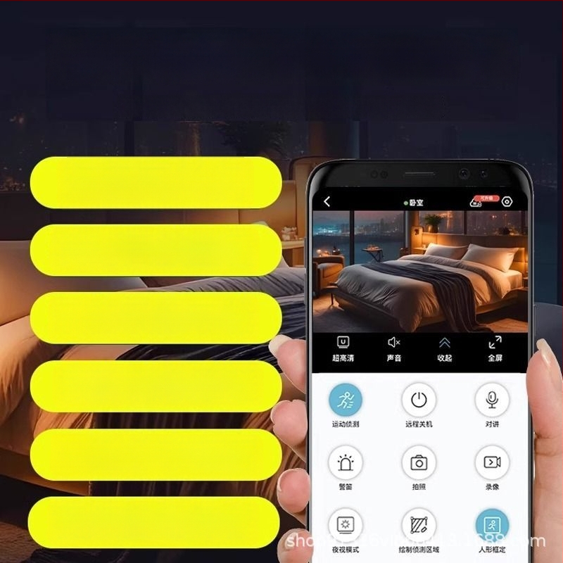 Cameră de securitate WiFi, 1080p, lentilă unghi larg, 1 cameră, suport aplicație mobilă, rază 10–30 m