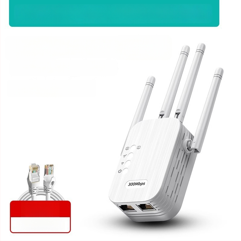 Daerwen WiFi pojačivač signala i bežični ponavljač s kabelskim Gigabit usmjerivačem, 1200 Mbps