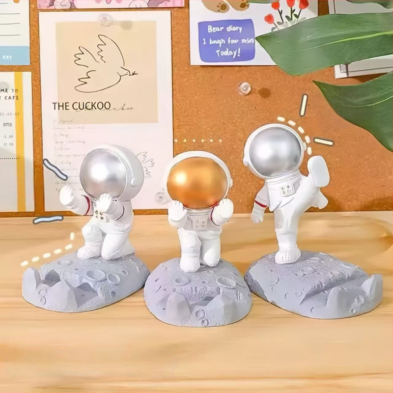 Astronaut držač za telefon na stol — dekorativna figurica, DIY ukras
