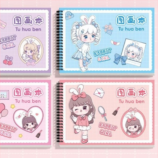 Пружинно подвързана тетрадка за рисуване с удебелена хартия, устойчива на избиване на мастило, 30 листа