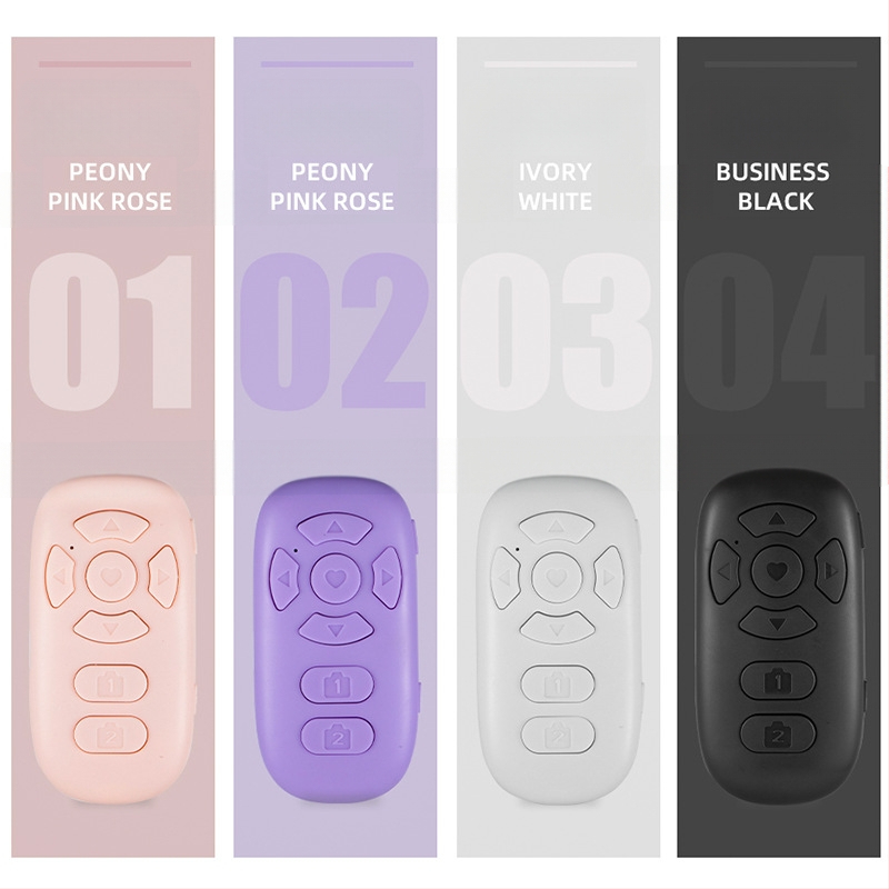 8-gumbeni Bluetooth daljinski upravljač za pametni telefon, kontroler za selfie, prebacivanje stranica, pregled kratkih videa, punjivi