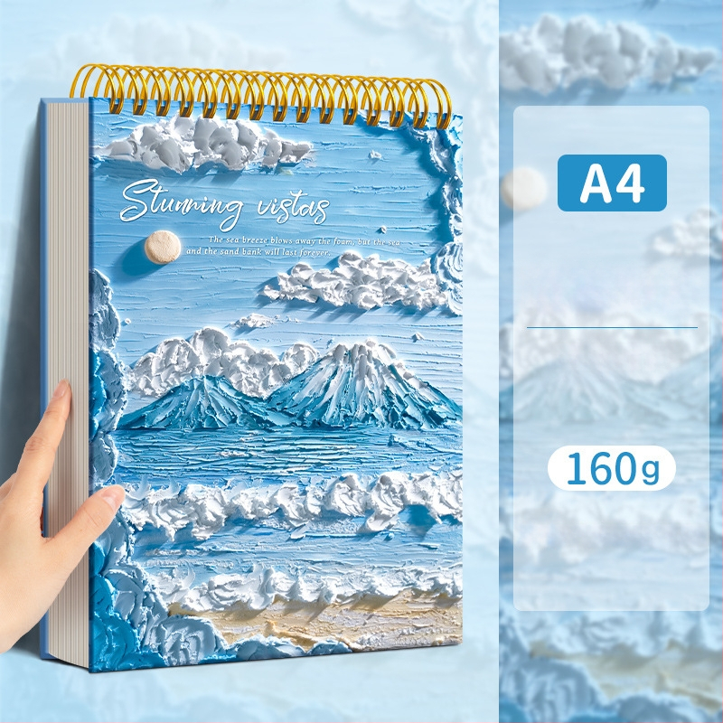 Скицник за маслена живопис от Four Seasons, модел Sjnh-oil painting sketchbook, серия Oil painting sketchbook, 80 листа, хартия 80 g/m²