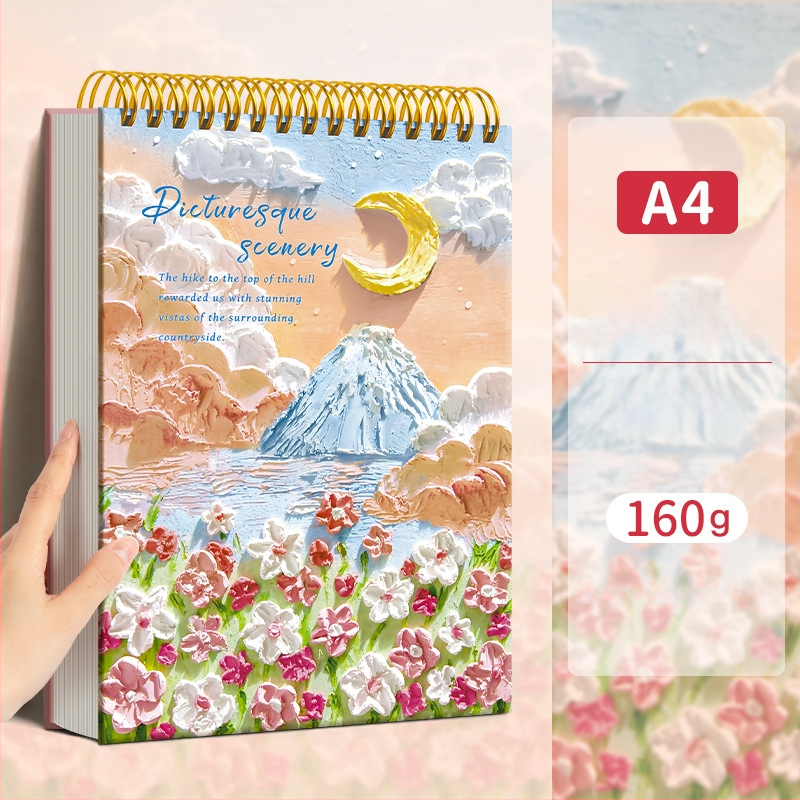 Скицник за маслена живопис от Four Seasons, модел Sjnh-oil painting sketchbook, серия Oil painting sketchbook, 80 листа, хартия 80 g/m²