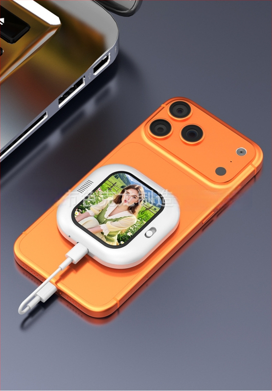 Mini magnetski zaslon za selfie za mobitel s audio projekcijom i zrcalom zaslona, daljinski upravljač za selfie X3