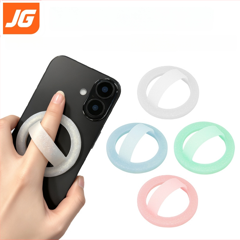 Mágneses Telefon Gyűrűtartó Szilikonból, Univerzális, Testreszabható