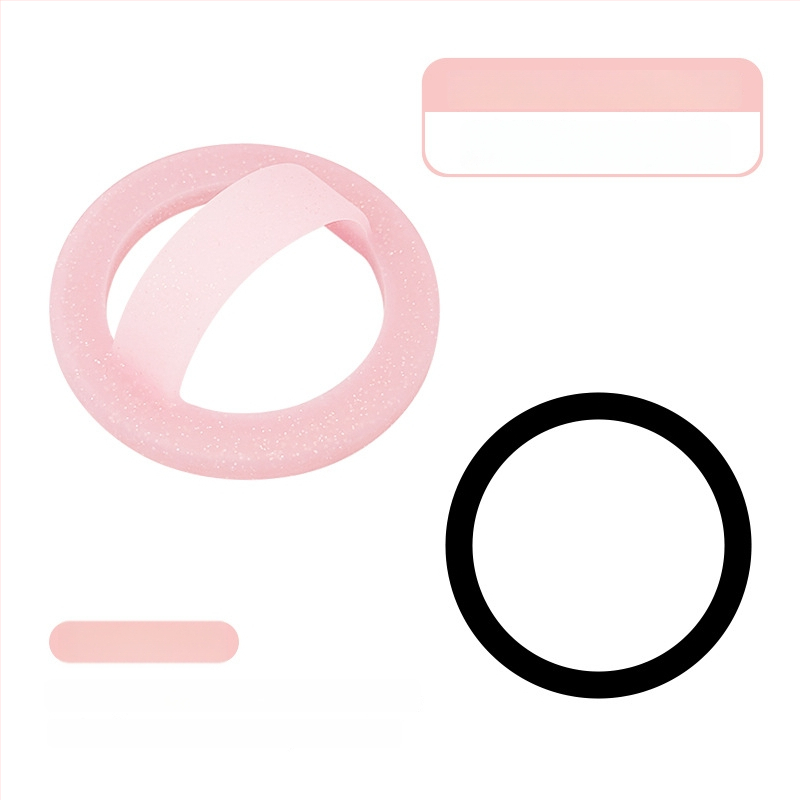 Mágneses Telefon Gyűrűtartó Szilikonból, Univerzális, Testreszabható