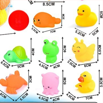 Играчка за баня с мини мрежа за водни игри; подходяща за деца 0–2 г.; подпомага емоционално, зрително и когнитивно развитие; подобрява координацията ръка–око и връзката с родителите