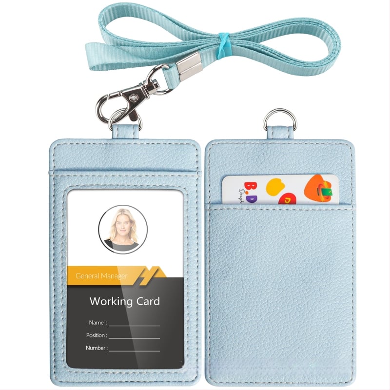 Вертикален държач за карти PU материал, унисекс, японски стил (1 сгъвка, без подплата, пролет 2025)