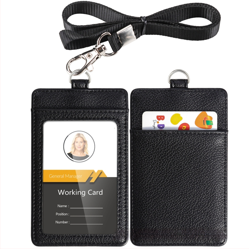 Вертикален държач за карти PU материал, унисекс, японски стил (1 сгъвка, без подплата, пролет 2025)