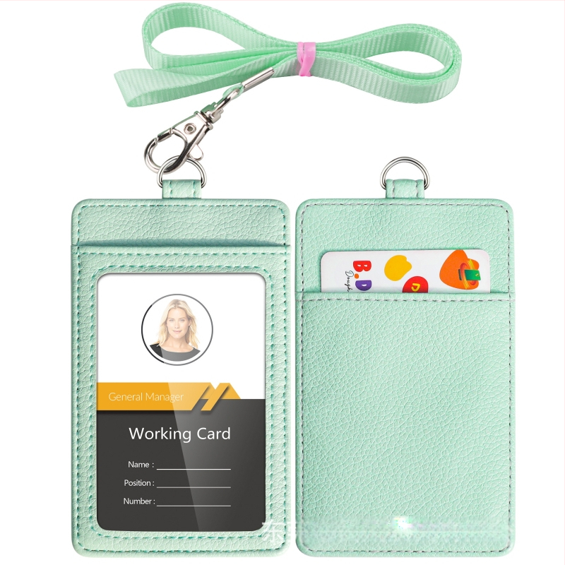 Вертикален държач за карти PU материал, унисекс, японски стил (1 сгъвка, без подплата, пролет 2025)