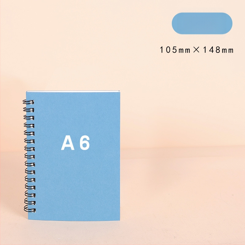 Спирална тетрадка от крафт хартия, серия Kraft paper, 100 страници, хартия 300 г/м², персонализиране