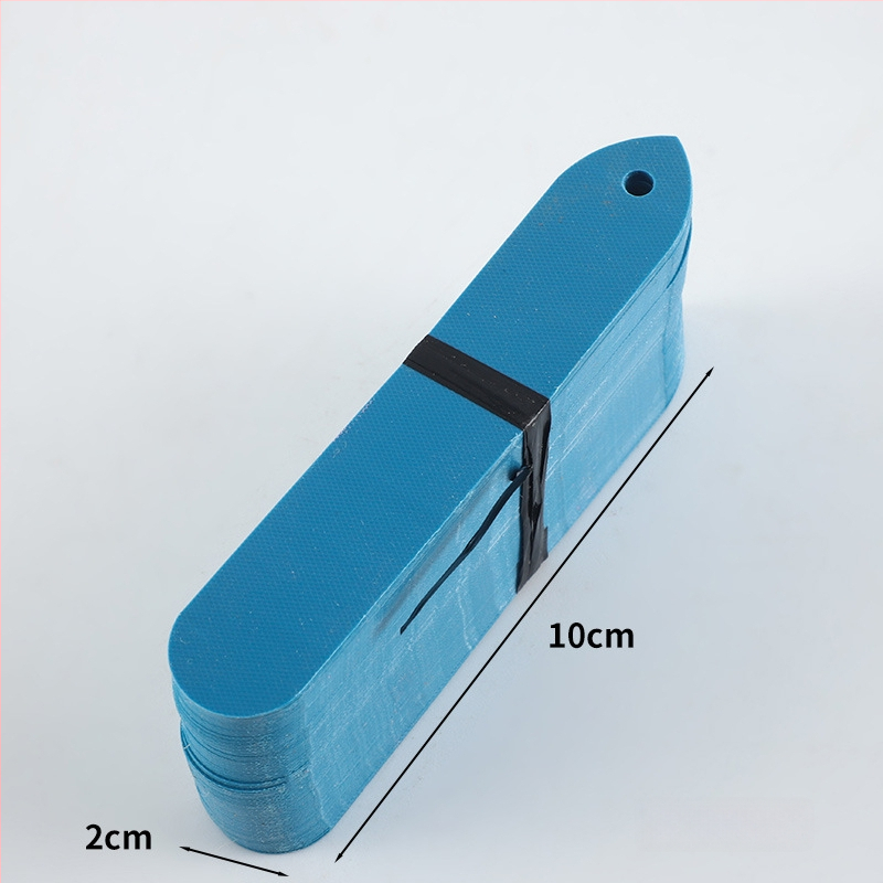 PVC plastične oznake za sukulentne biljke, oznake tla s rupama, 10×2 cm, vodootporne vrtne oznake