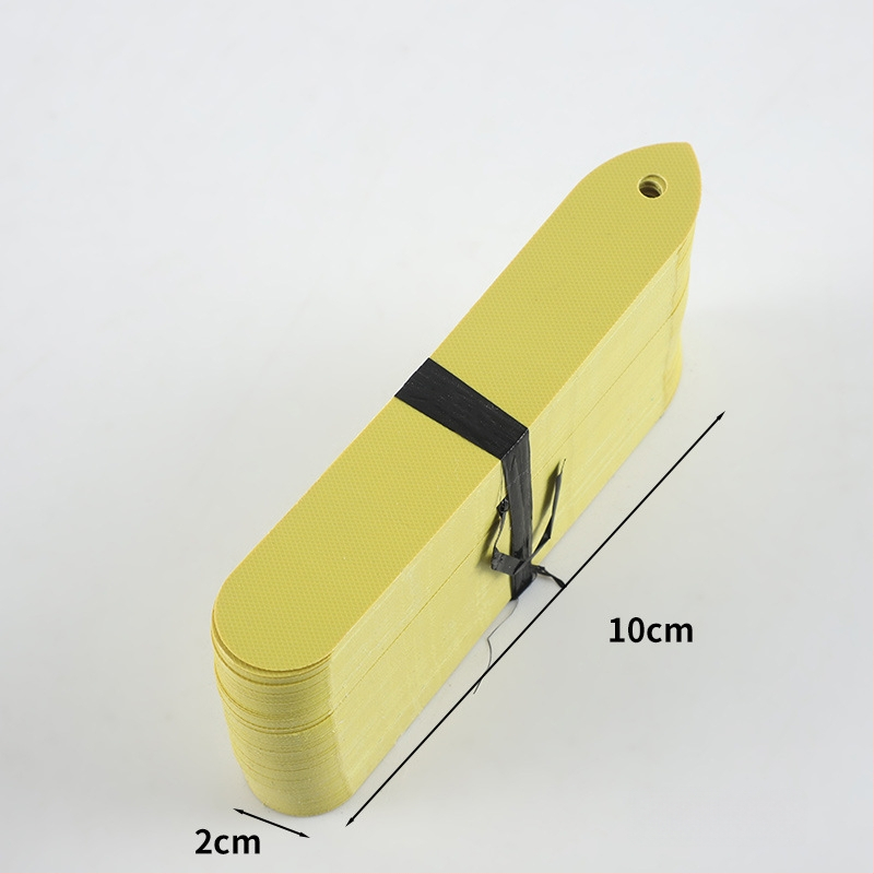 PVC plastične oznake za sukulentne biljke, oznake tla s rupama, 10×2 cm, vodootporne vrtne oznake