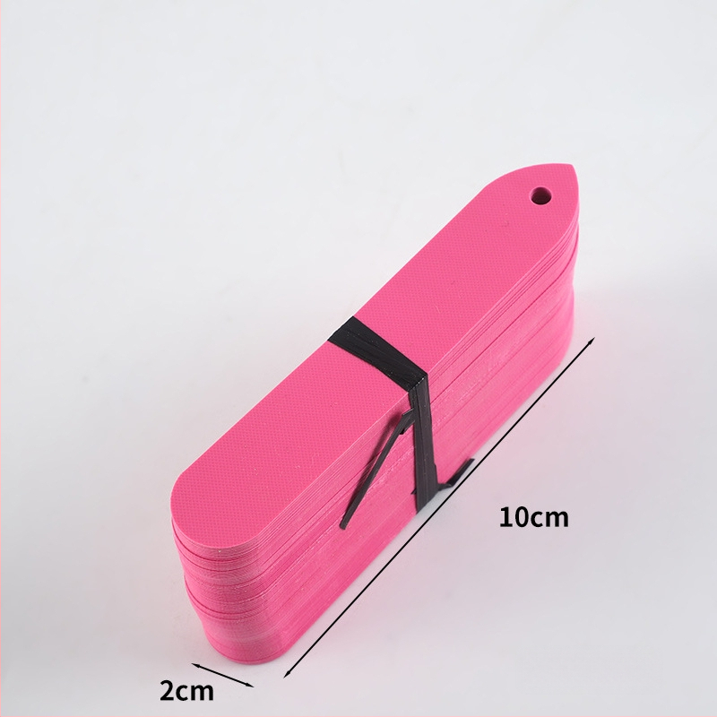 PVC plastične oznake za sukulentne biljke, oznake tla s rupama, 10×2 cm, vodootporne vrtne oznake
