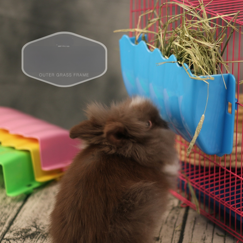Vanjski stalak za sijeno za mala kućna ljubimca: zečevi, činčile i guinea pig, šifra 0014, dodatak kućici za zeca