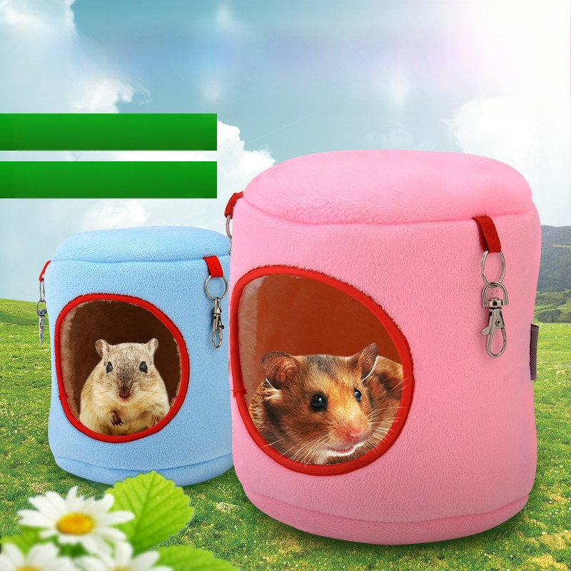 Pamukasto gnijezdo za hamster, viseće cilindrično gnijezdo, topli krevet za mala kućna ljubimca