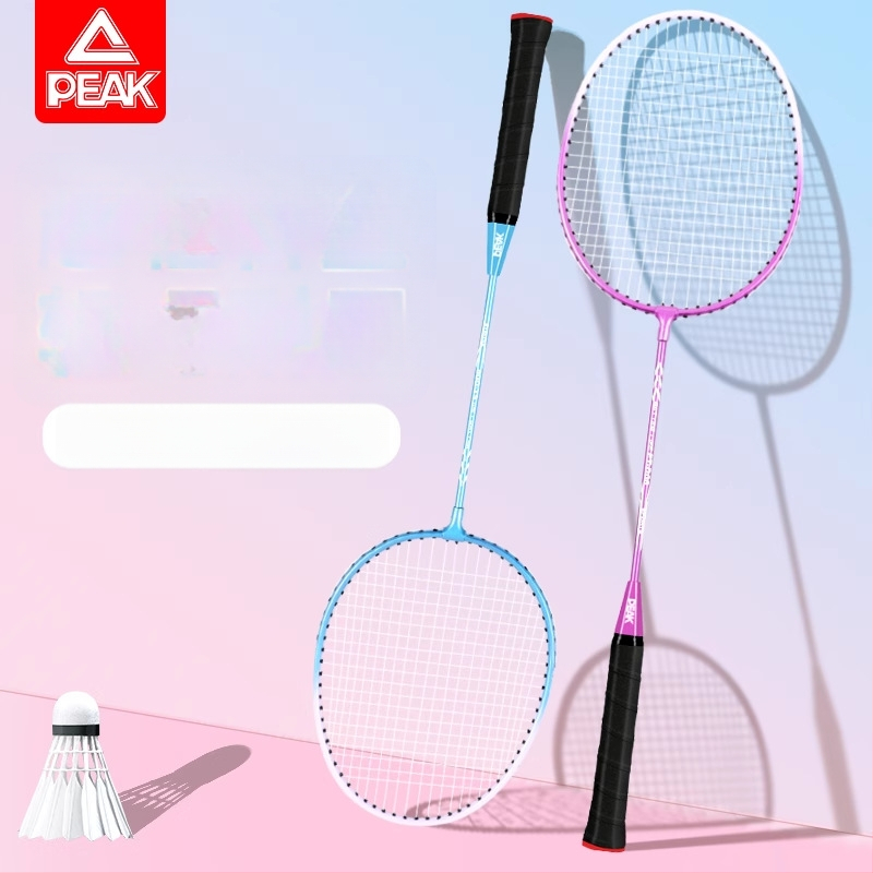 Peak službeni set badminton reketa, dva reketa, ultra lagani i izdržljivi, za odrasle početnike