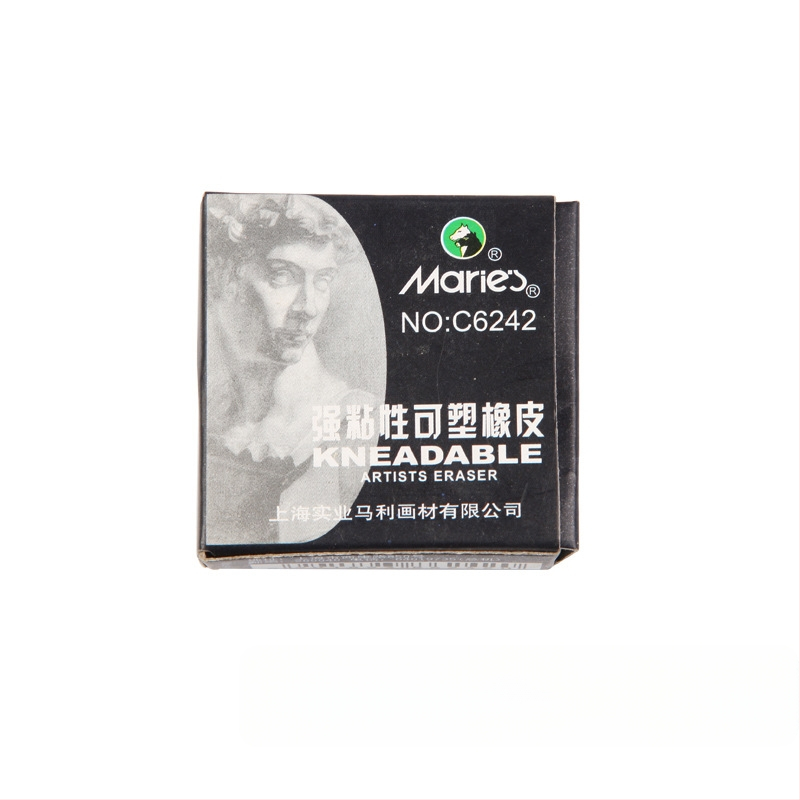 Marley 6242 гума за рисуване — твърда, моделируема, за скициране и живопис, 8B, 4B/6B