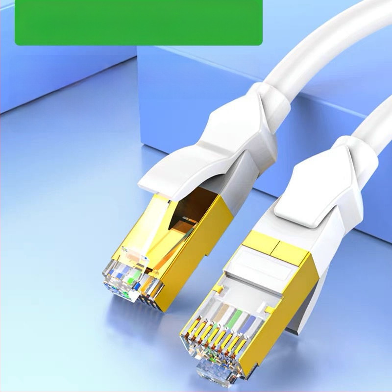 Καλώδιο δικτύου 10G από καθαρό χαλκό, Cat 6E γιγαμπίτ, με κρυστάλλινο συνδετήρα RJ-45, χωρίς ανάγκη για ρούτερ, οικιακό ευρυζωνικό