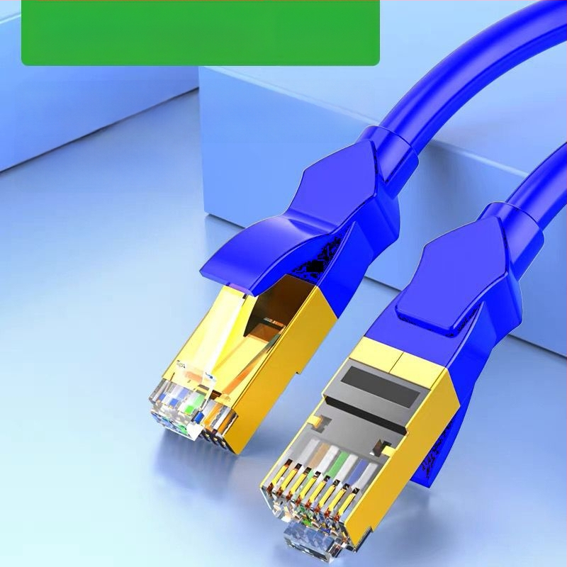 Καλώδιο δικτύου 10G από καθαρό χαλκό, Cat 6E γιγαμπίτ, με κρυστάλλινο συνδετήρα RJ-45, χωρίς ανάγκη για ρούτερ, οικιακό ευρυζωνικό