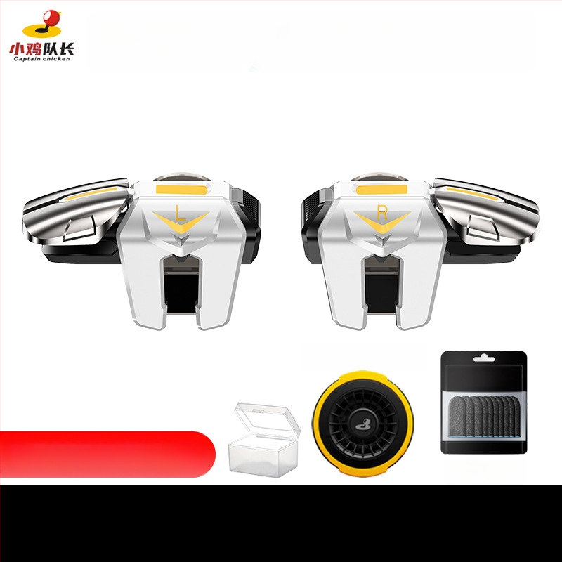 Механичен рамен бутон за мобилни игри с шест пръста - безжичен интерфейс, начално ниво