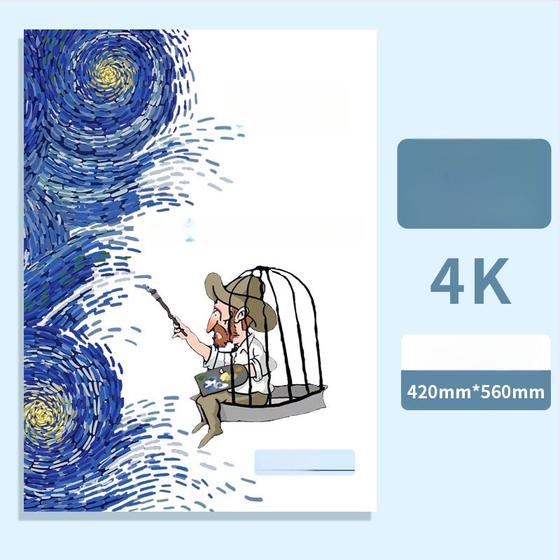 A3/A2/8K/4K umjetnički portfelj i skladišni album, šareni folder