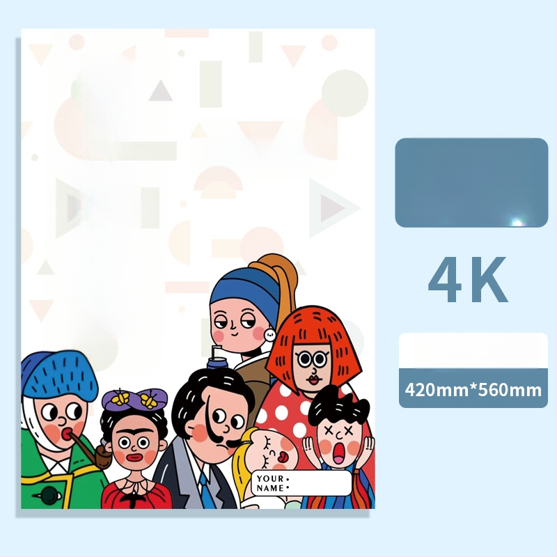 A3/A2/8K/4K umjetnički portfelj i skladišni album, šareni folder