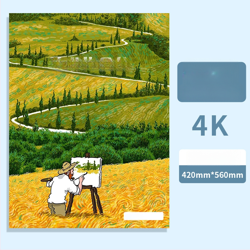 A3/A2/8K/4K umjetnički portfelj i skladišni album, šareni folder