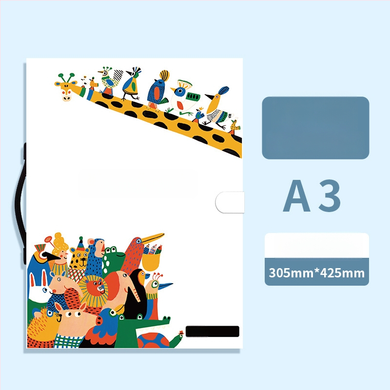 A3/A2/8K/4K umjetnički portfelj i skladišni album, šareni folder