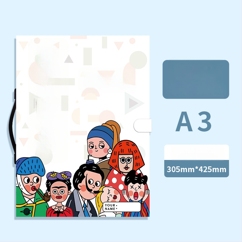 A3/A2/8K/4K umjetnički portfelj i skladišni album, šareni folder