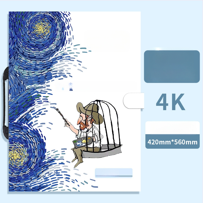 A3/A2/8K/4K umjetnički portfelj i skladišni album, šareni folder