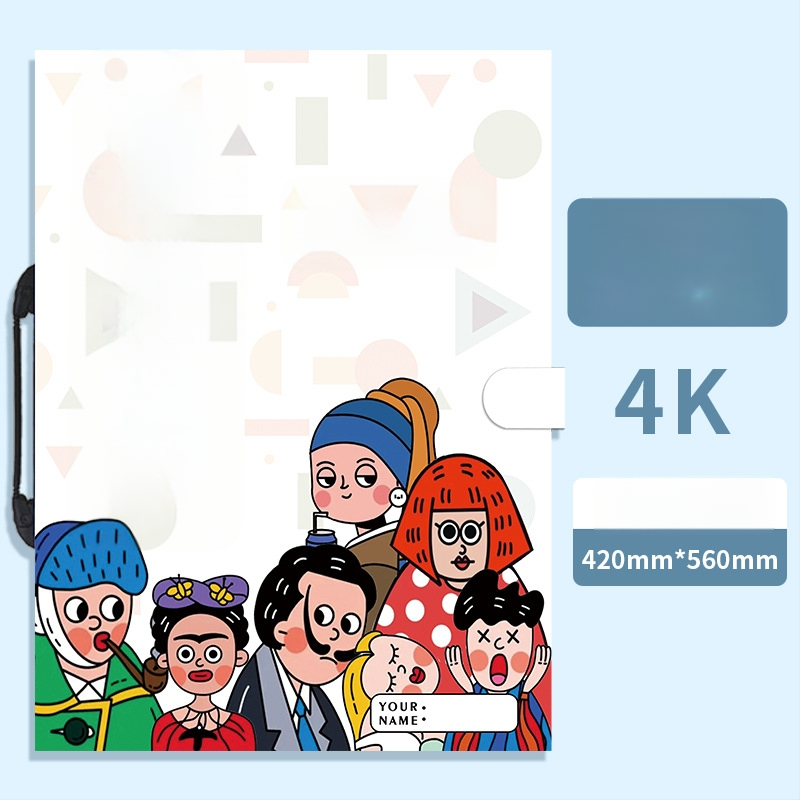 A3/A2/8K/4K umjetnički portfelj i skladišni album, šareni folder