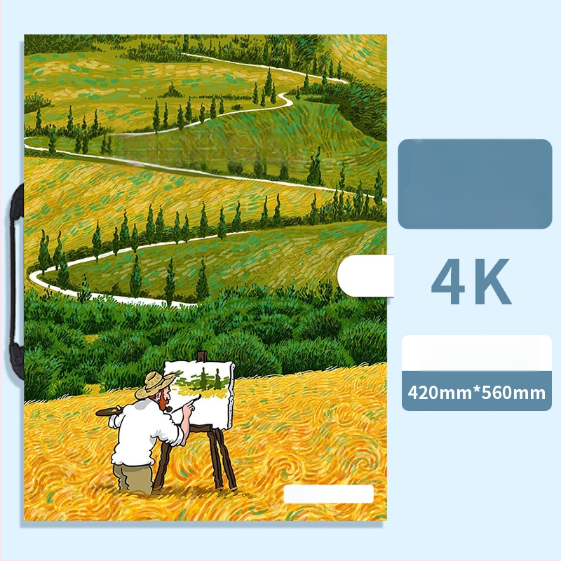 A3/A2/8K/4K umjetnički portfelj i skladišni album, šareni folder
