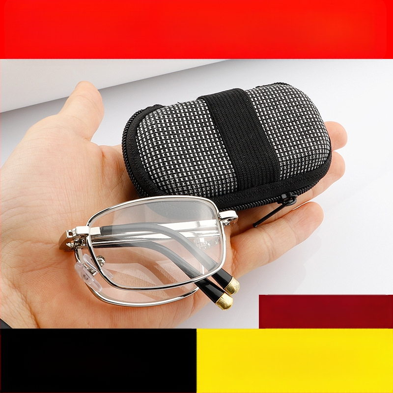 Sklopive naočale za čitanje od kristalnog stakla – HD kvalitete, premium, unisex, džepne, prijenosne