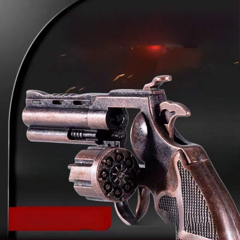Revolver-igrački pištolj, potpuno metalni, retro stil, veliki Buffalo model