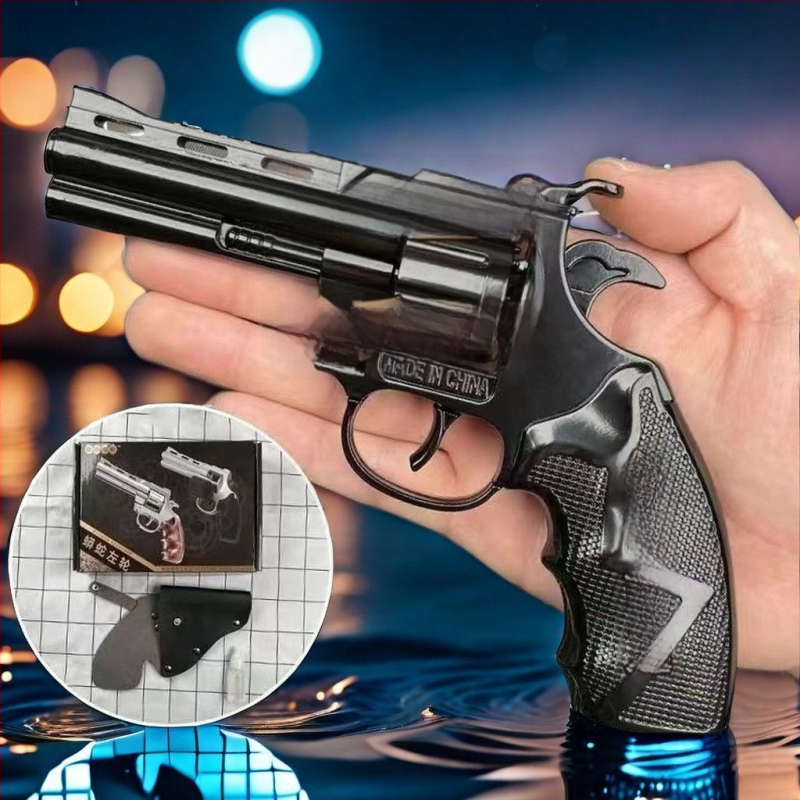 Revolver-igrački pištolj, potpuno metalni, retro stil, veliki Buffalo model