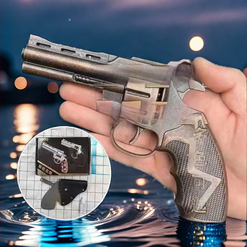 Revolver-igrački pištolj, potpuno metalni, retro stil, veliki Buffalo model