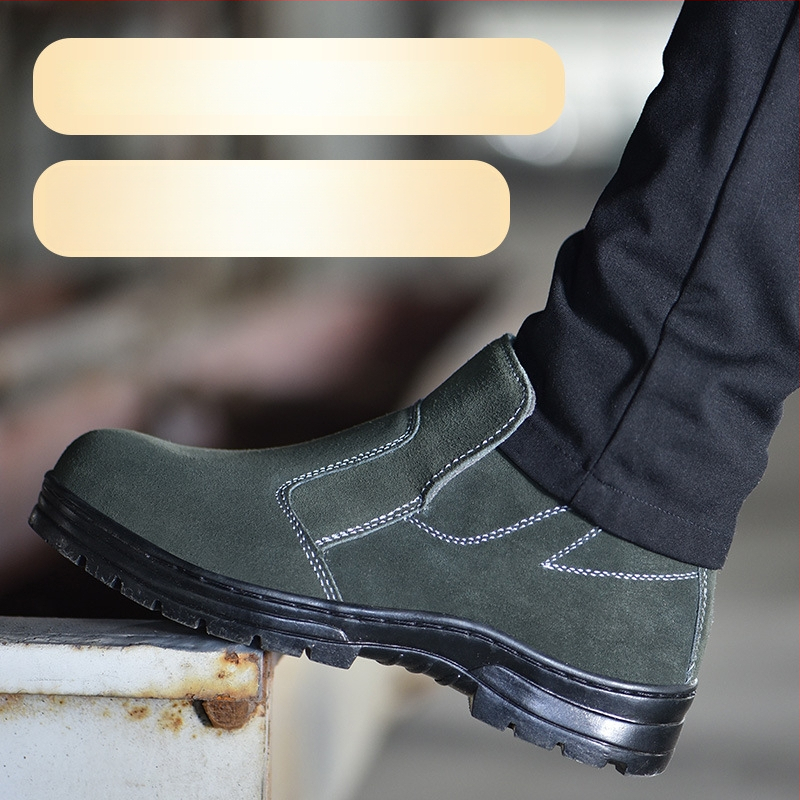 Ανδρικά Παπούτσια Ασφάλειας για Χειμώνα με Υψηλό Άνω, Ατσάλινο Καπάκι Δακτύλων, Αντι-Διάτρησης και Αντι-Κρούσης, Διαθέσιμα για Προσαρμογή