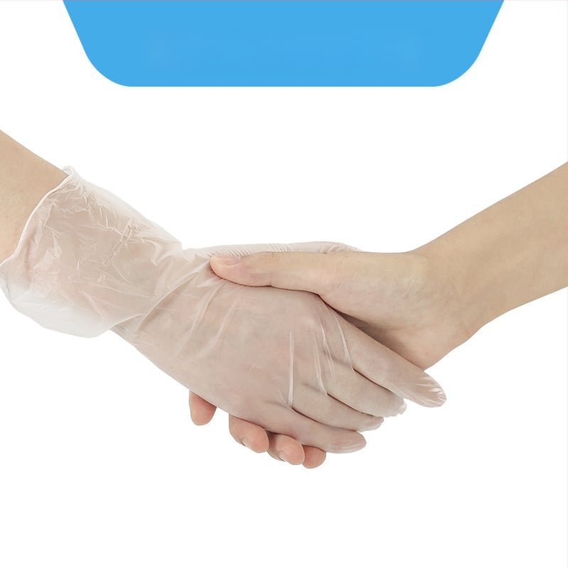 Jednokratne PVC rukavice, dužine 9 inča, za laboratorijske poslove, kućne poslove i rukovanje hranom (pakiranje 100 kom.)