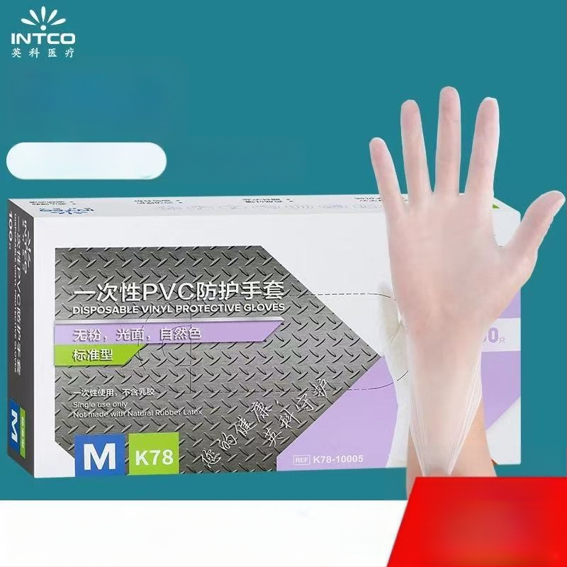 Jednokratne PVC rukavice za hranu i ugostiteljstvo, prozirne, kutija-dispenzer, prehrambena kvaliteta
