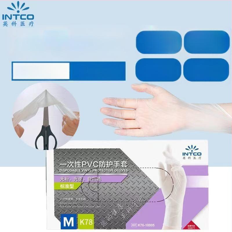 Jednokratne PVC rukavice za hranu i ugostiteljstvo, prozirne, kutija-dispenzer, prehrambena kvaliteta
