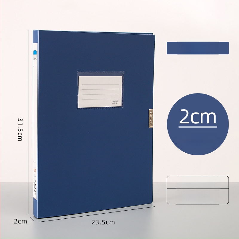 A4 PP kutiya za fajlove, model 958, дебелина 0,8 мм, ширина на гърба 50 мм, марка Fire-rich