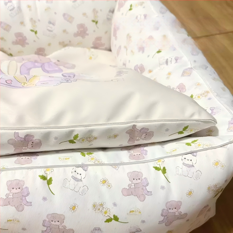 Ležaljka-gnijezdo za kućne ljubimce, potpuno odvojivo, za mačke i pse, otporno na dlake, otporno na ogrebotine, vodootporno i udobno