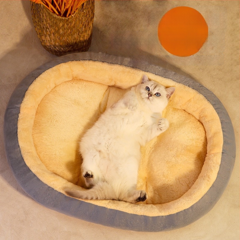 Zimska topla debela ležaljka za male pse (Bichon Frisé, Pomeranian) – otporna na kidanje
