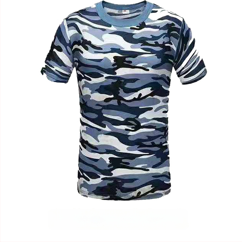 Unisex set majica kratkih rukava za vojnu obuku, maskirni uzorak, lagano ljeto, brzo sušenje