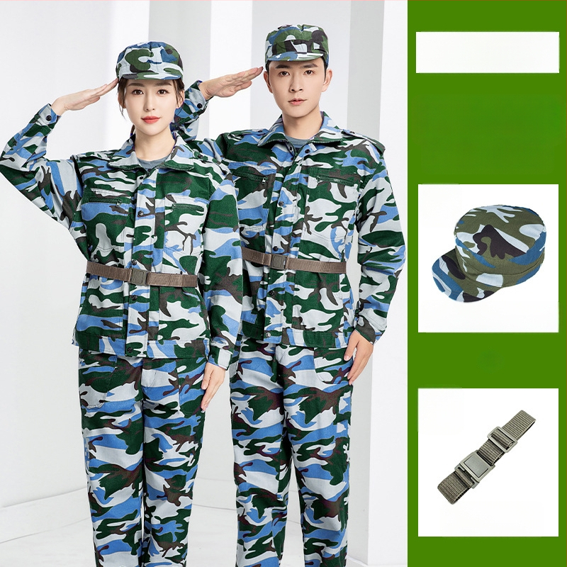 Unisex set majica kratkih rukava za vojnu obuku, maskirni uzorak, lagano ljeto, brzo sušenje