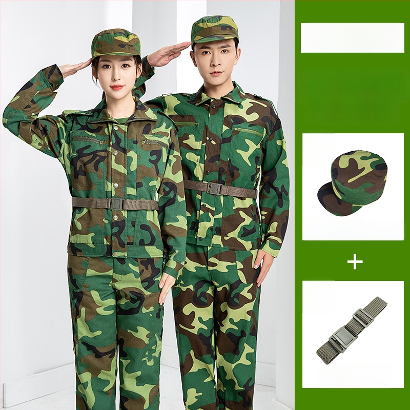 Unisex set majica kratkih rukava za vojnu obuku, maskirni uzorak, lagano ljeto, brzo sušenje