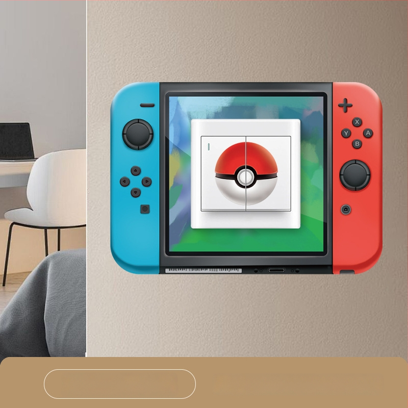 Θήκη δέρματος για διακόπτη Gourmet σειρά — Μοντέρνο μινιμαλιστικό στυλ, Προσαρμόσιμο, Sticker διακόπτη Potato-Chip, για σαλόνι/υπνοδωμάτιο/εστιατόριο