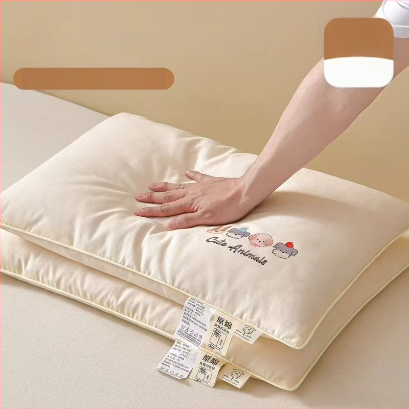 Παιδικό μαξιλάρι από 100% βαμβάκι, ορθογώνιο σχήμα, γέμισμα και πυρήνας από βαμβάκι, πλενόμενο, για παιδιά κάτω των 6 ετών